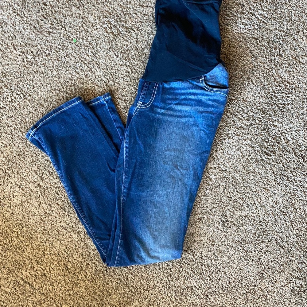 Indigo Blue Full Panel Maternity